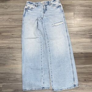 PacSun Light Blue Wide Leg Jeans